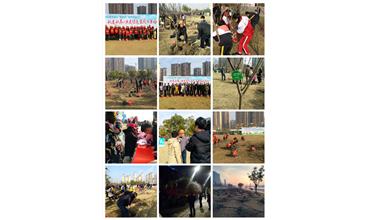 南通分公司與當(dāng)?shù)刂驹刚吖餐瑢?shí)現(xiàn)“同栽一棵樹，同抹一片綠”的夢想